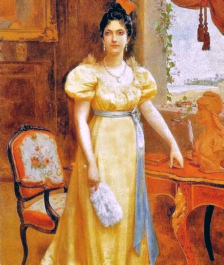Retrato de dama por Jacinto Mauri.