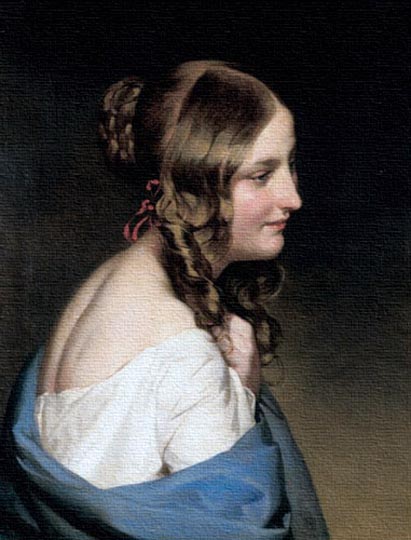 Retrato del 1800 por el austríaco Von Amerling.