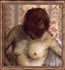Desnudo en estilo único por Degas.