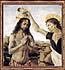 Bautismo de Cristo por Da Vinci.