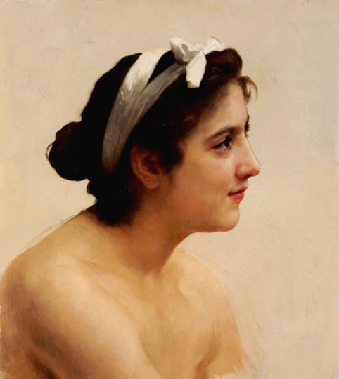 Obra del pintor, académico francés, Bouguereau.