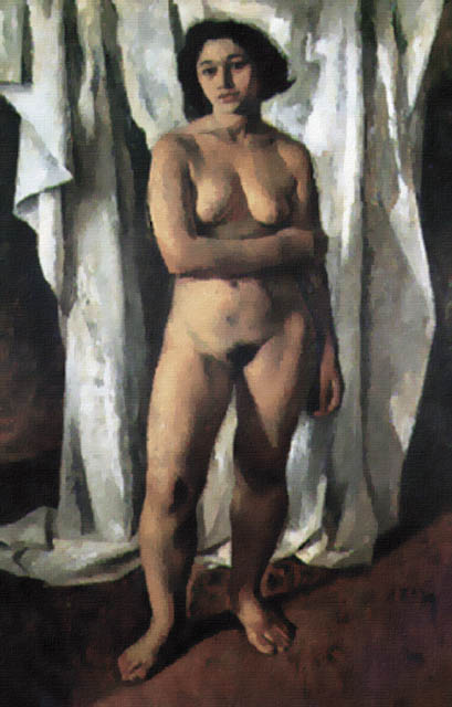 Mujer desnuda por E. Centurión.