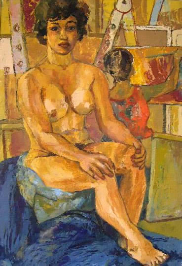 Desnudo modernista por Franco.