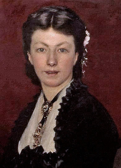 Retrato académico por el pintor francés Duran.