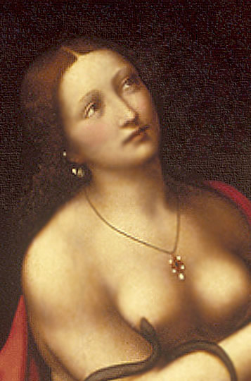 Retrato imitando el estilo de Da Vinci por El Giampetrino.