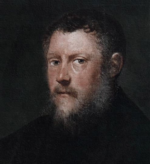 Retrato de hombre por el artista veneciano El Tintoretto.