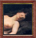 Retrato desnudo neoclásico.