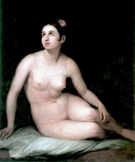 Mujer desnuda, realismo por Romero y López.