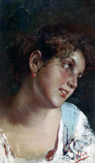 Retrato por el pintor napolitano Irolli.