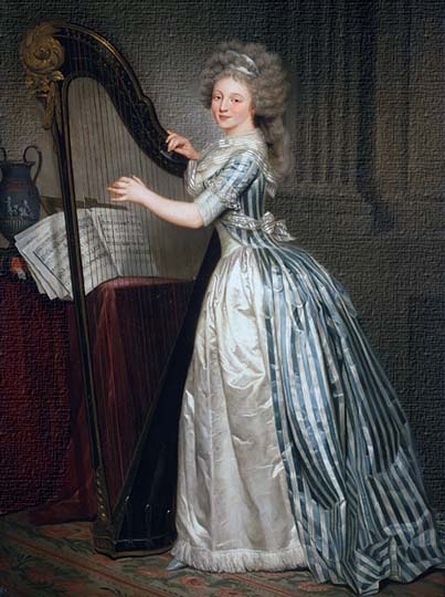 Retrato neoclásico por la artista femenina Ducreux.