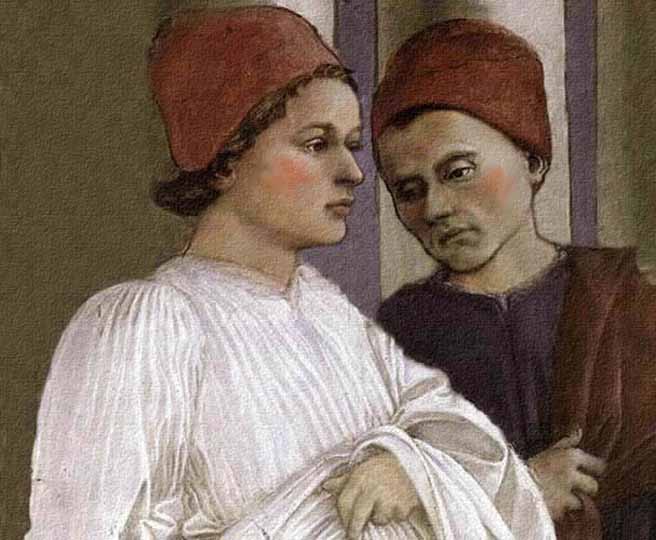 Pintura a manera de El Masaccio por Lippi.
