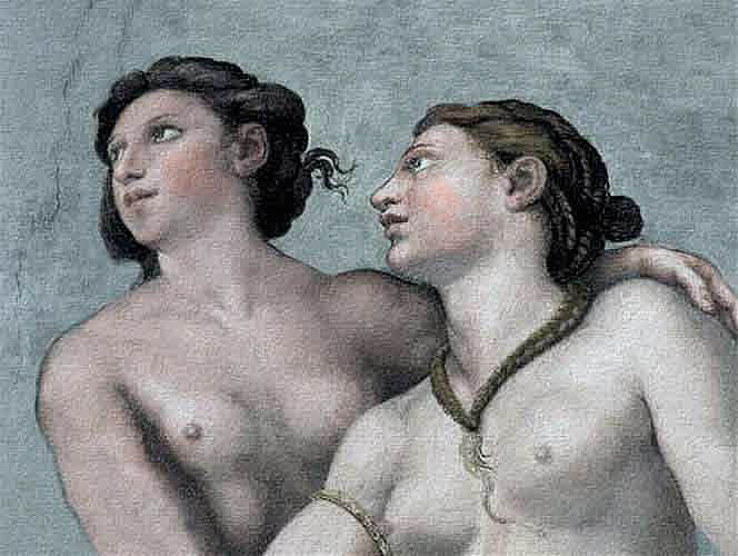 Dos Gracias, fresco célebre por Rafael Sanzio.