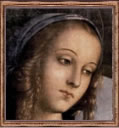 Madona por el Perugino.
