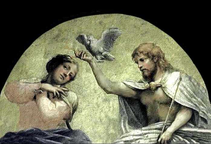 Alegoría religiosa del Barroco parmesano por El Correggio.