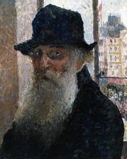 Retrato impresionista académico por Pissarro.