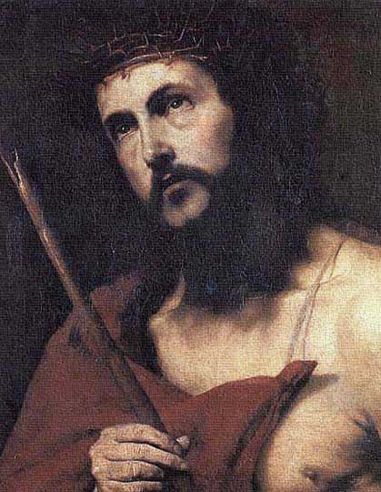 Cristo al estilo italiano caravallista por De Ribera.