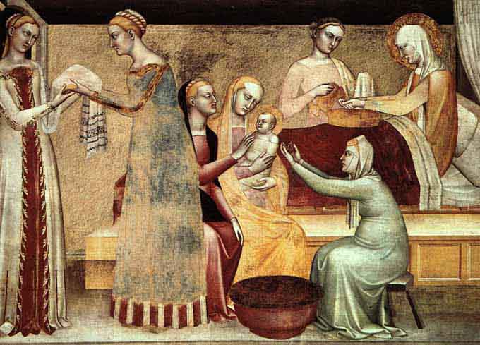 Costumbrismo florentino a manera de El Giotto, por Da Milano. 