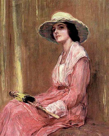 Expresionismo americano, retrato californiano impresionista por Rose.