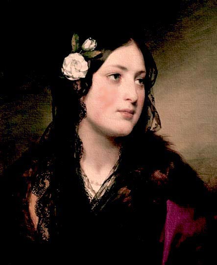 Retrato de mujer joven por el austríaco Von Amerling.
